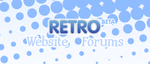 Vector Retro Splash Page