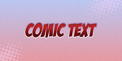 Comic Text Tutorial Result Image