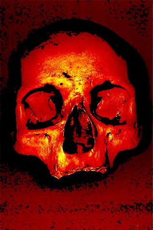 Photoshop Tutorials. Bloody Skull, Brushes, Angryblue, Photo Effects.