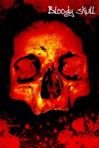 Photoshop Tutorials. Bloody Skull, Brushes, Angryblue, Photo Effects.