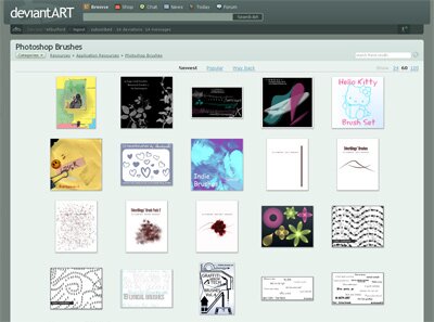 deviantART - Brushes Category