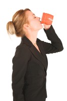 Woman Drinking Coffee